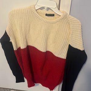 A blue-red-cream american apparel knitted sweater!